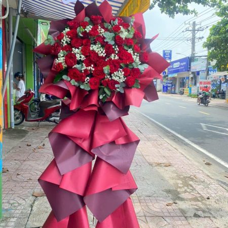Kệ hoa khai trương #018 ,.shop hoa Hải Phòng gần đây