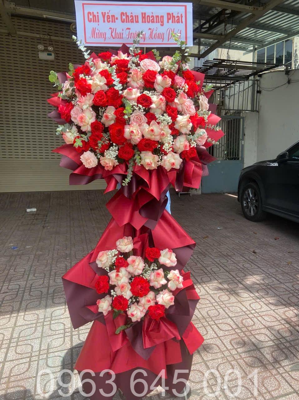 Kệ hoa khai trương #010 ,.Hoa chúc mừng Hải Phòng