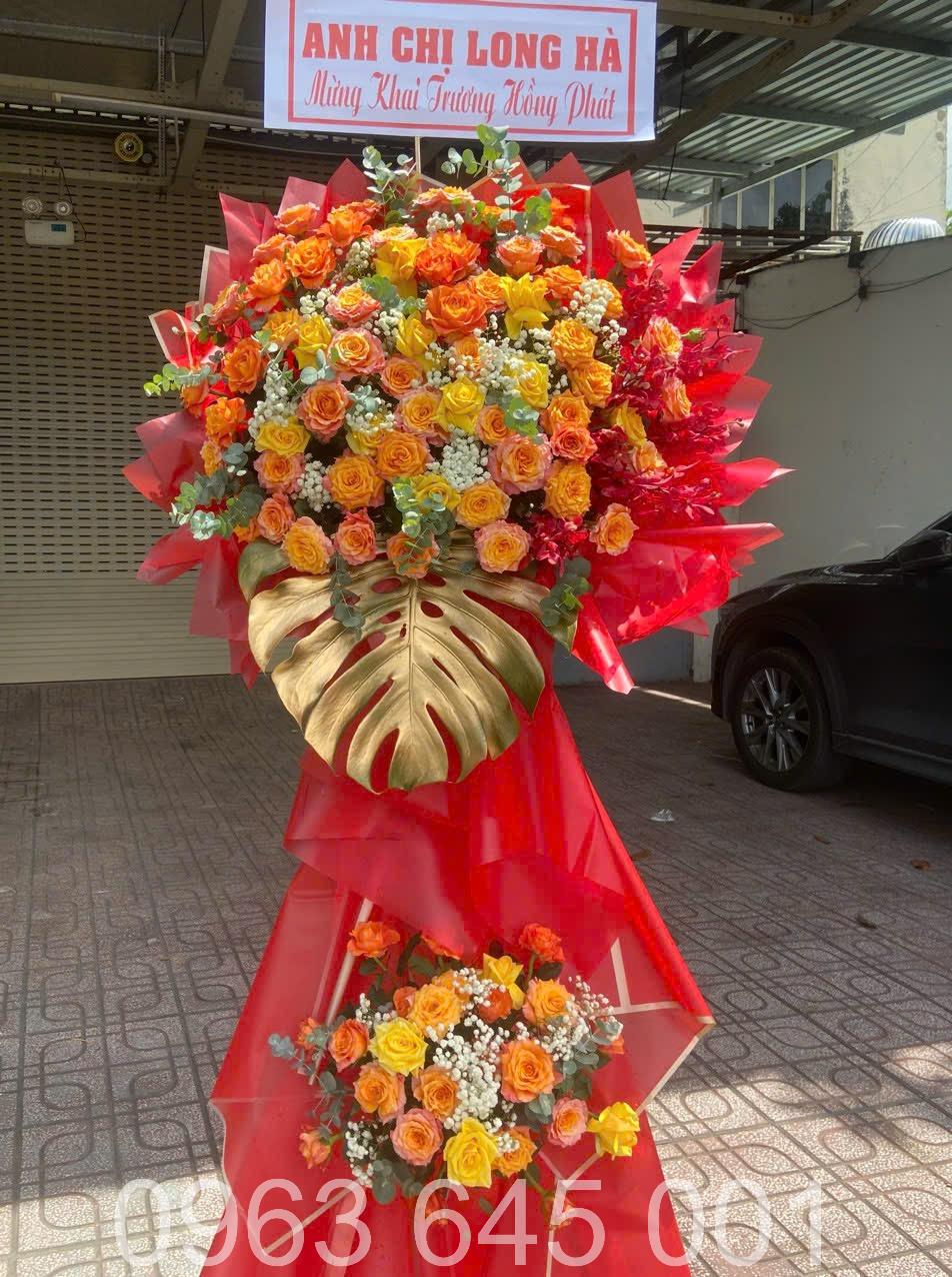 Kệ hoa khai trương #009 ,.Hoa chúc mừng Hải Phòng