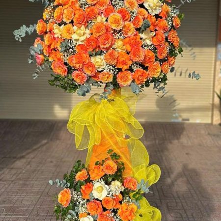 Kệ hoa khai trương #008 ,.cửa hàng hoa tươi Hải Phòng