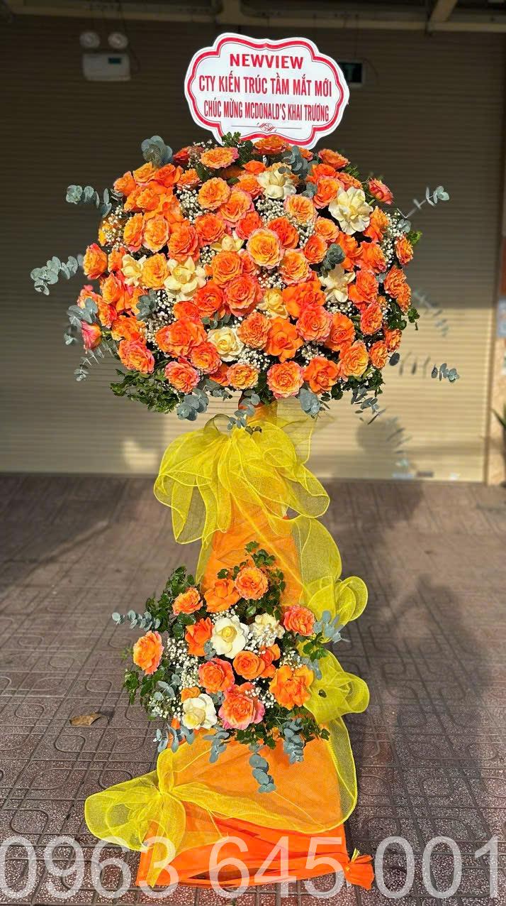 Kệ hoa khai trương #008 ,.cửa hàng hoa tươi Hải Phòng