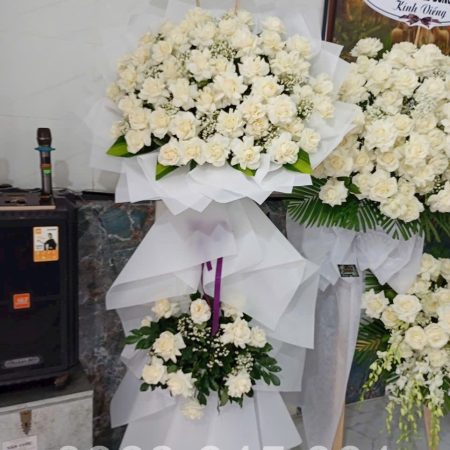 Hoa chia buồn, hoa đám tang #016 ,.shop hoa Hải Phòng