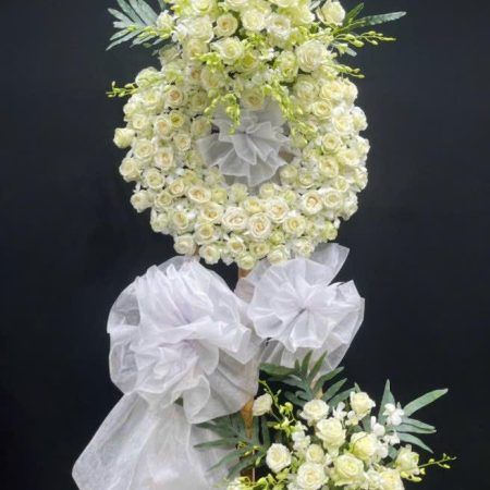 Hoa chia buồn, hoa đám tang #014 ,.tiệm hoa tươi Hải Phòng