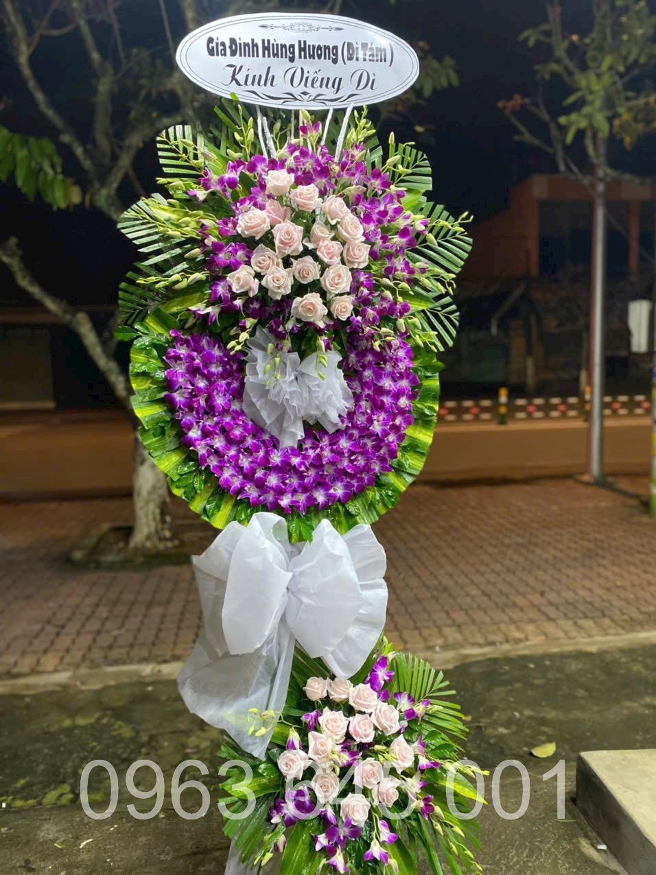 Vòng Hoa viếng đám tang #008 ,.tiệm hoa tang lễ Hải Phòng