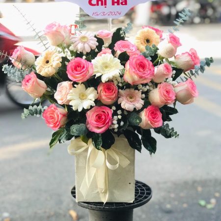 Hoa Giỏ Giá Rẻ #010