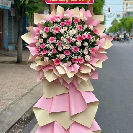 Kệ hoa khai trương #002 ,.tiệm hoa tươi Hải Phòng