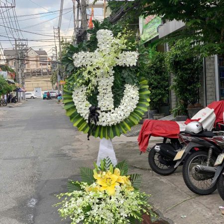 Hoa chia buồn, hoa đám tang #022 ,.tiệm hoa Hải Phòng