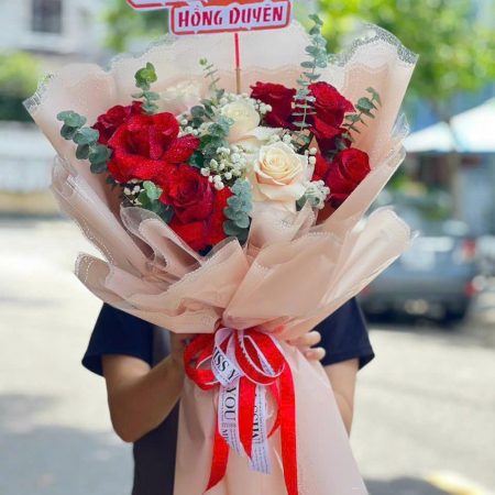 Hoa bó #002 ,.dịch vụ hoa tươi Hải Phòng