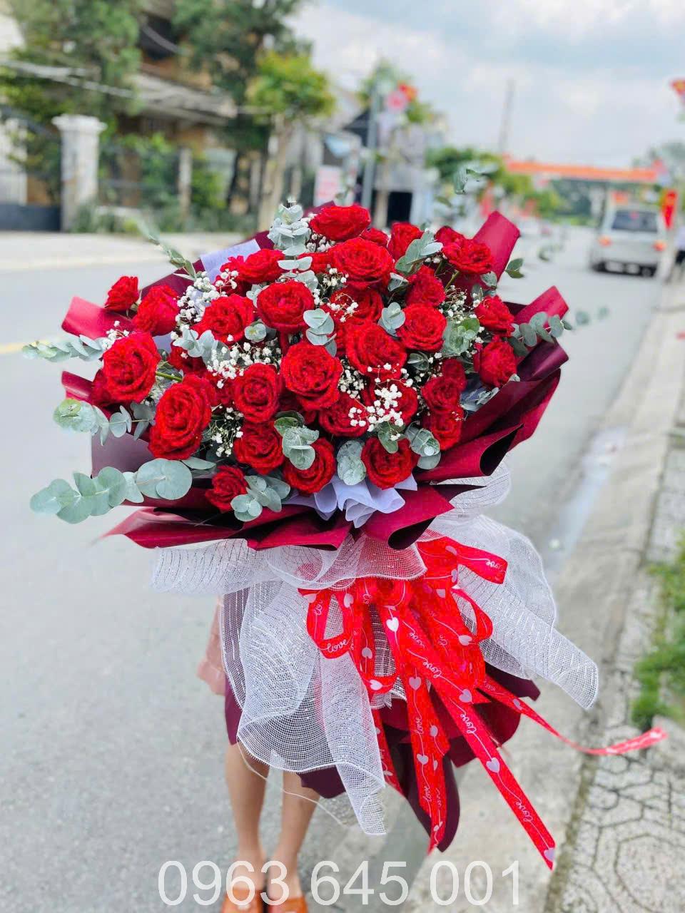 Hoa bó #023 ,.cửa hàng hoa tươi Hải Phòng