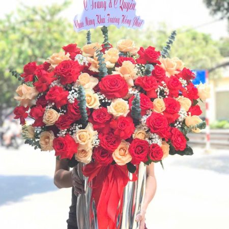 Hoa Giỏ #003 ,.tiệm hoa tươi Hải Phòng gần đây